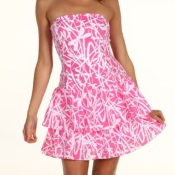 Lilly Pulitzer Dresses & Skirts - Lilly Pulitzer Elinor Dress Small Light My Fire